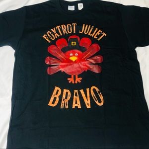 FKB Foxtrot Juliet Bravo Thanksgiving Shirt XL